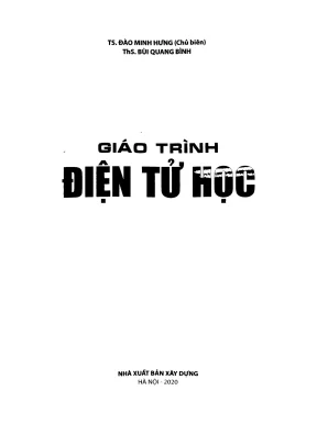 Giáo trình điện tử học
