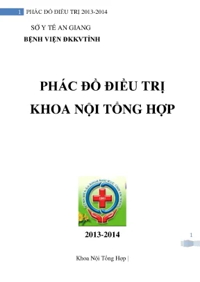 Phác đồ điều trị nội khoa tổng hợp