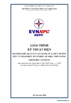 Giáo trình kỹ thuật điện cao đẳng điện lực miền bắc