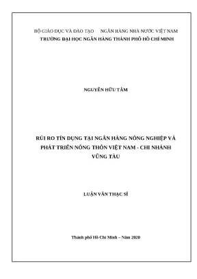 0317 rủi ro tín dụng tại nh nông nghiệp và ptnt chi nhánh vũng tàu luận văn thạc sĩ tcnh nguyễn hữu tâm mai thị trúc ngân tp hcm đh nh hcm 2020 ix 78