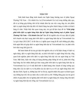 1080 giải pháp phát triển dịch vụ nh hiện đại tại nhtm cp ngoại thương việt nam chi nhánh gia lai luận văn thạc sĩ kinh tế lê nguyễn hoàng my tp hcm đh