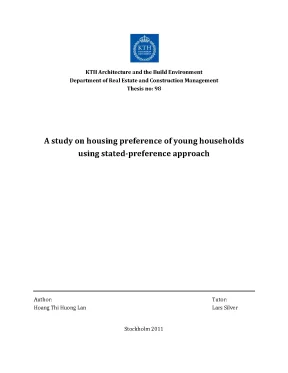 A study on housing preference of young h