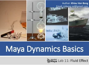 Maya dynamics basics lab 11 fluid effect author