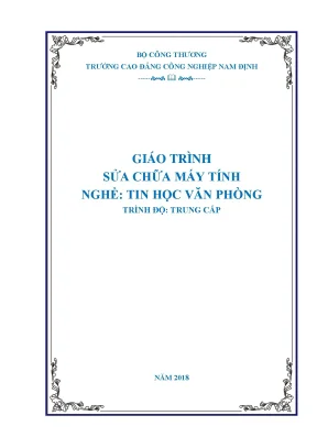 Giáo trình sửa chữa máy tính