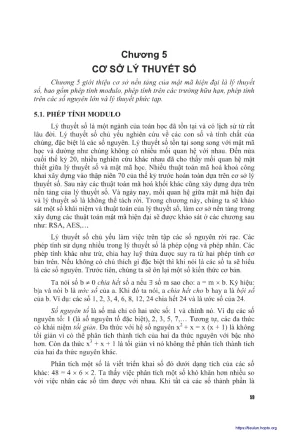 Giáo trình bảo mật thông tin phần 2