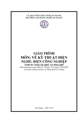 Giáo trình vẽ kỹ thuật điện nghề điện công nghiệp trình độ cđtc
