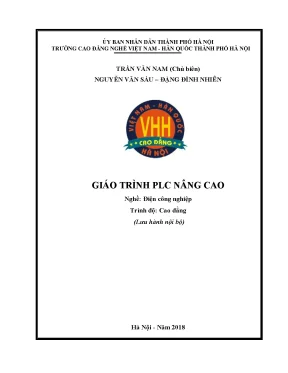Giáo trình plc nâng cao nghề điện công nghiệp cao đẳng