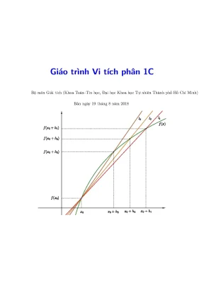 Giáo trình vi tích phân 1c