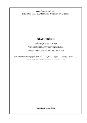 Giáo trình autocad