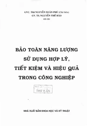 Bảo toàn năng lượng sử dụng hợp lý tiết kiệm và hiệu quả trong công nghiệp phần 1
