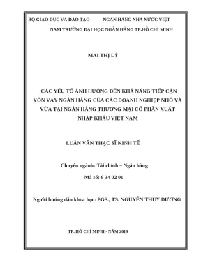 0096 thị lý các yếu tố ảnh hưởng đến khả năng tiếp cận vốn vay nh của các dn nhỏ và vừa tại nhtm cp xuất nhập khẩu việt nam luận văn thạc sĩ tcnh mai thị l