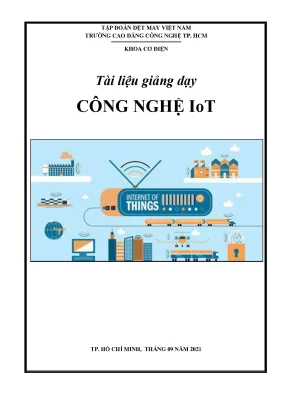 Tài liệu giảng dạy công nghệ iot