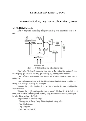 Tài liệu lý thuyết điều khiển tự động