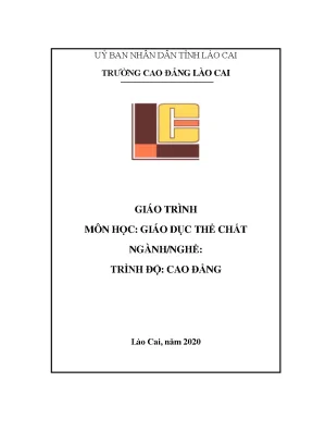 Giáo trình giáo dục thể chất trình độ cao đẳng