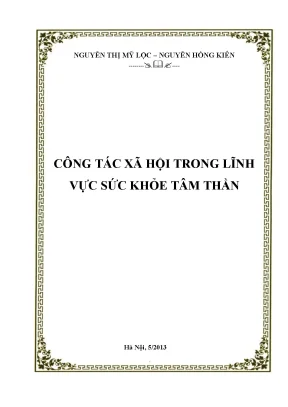 Giáo trình công tác xã hội trong lĩnh vực sức khoẻ tâm thần