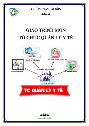 Giáo trình tổ chức quản lý y tế trường tây sài gòn