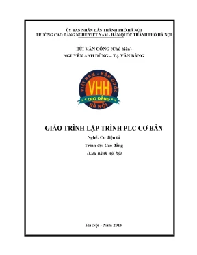 Giáo trình lập trình plc cơ bản nghề cơ điện tử cao đẳng