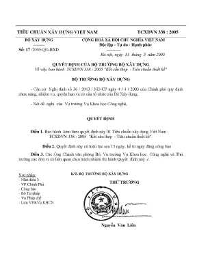 Kết cấu thép tiêu chuẩn thiết kế