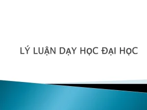 Chương 1 lý luận dạy đại học