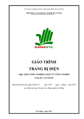 Giáo trình trang bị điện nghề điện công nghiệp và điện tử công nghiệp cao đẳng