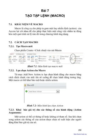 Giáo trình lập trình quản lý với microsoft access 2013 toàn tập phần 2