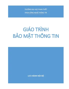 Giáo trình bảo mật thông tin phần 1 trường đại học phan thiết