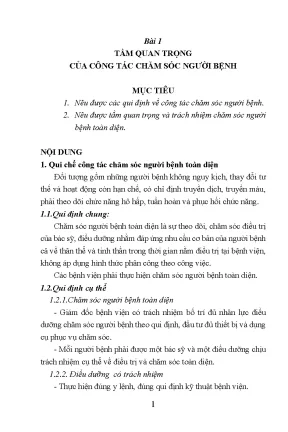 Giáo trình kỹ thuật điều dưỡng y sỹ