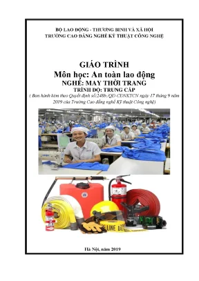 Giáo trình an toàn lao động nghề may thời trang trung cấp