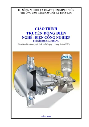 Giáo trình truyền động điện nghề điện công nghiệp trình độ cao đẳng