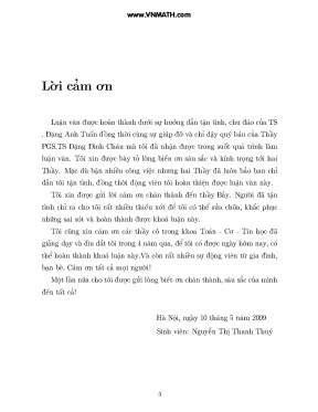 Khóa luận phương trình hàm cauchy và một số nửa nhóm