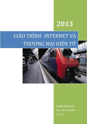 Giáo trình internet và thương mại điện tử học viện tài chính