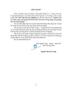 Quotnghiên cứu các chức năng của tường lửa thế hệ mới suricata và ứng dụng trong mạng nội bộ doanh nghiệpquot