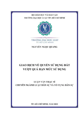 Giao dịch về quyền sử dụng đất vượt quá hạn mức sử dụng
