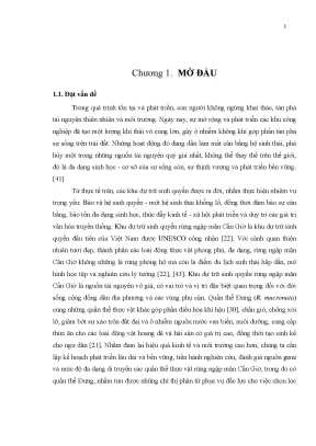 Khóa luận bước đầu hoàn thiện phương pháp và nghiên cứu mức độ đa dạng di truyền cây đưng rhizophora mucronata lamk