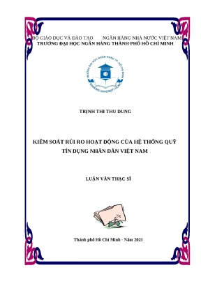 0887 kiểm soát rủi ro hoạt động của hệ thống quỹ tín dụng nhân dân việt nam luận văn thạc sĩ tcnh trịnh thị thu dung lê hà diễm chi tp hcm đh nh hcm 2021