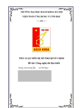 Công nghệ dữ liệu khối