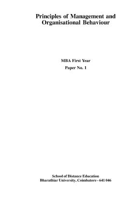 Ebook principles of management and organisational behaviour part 1