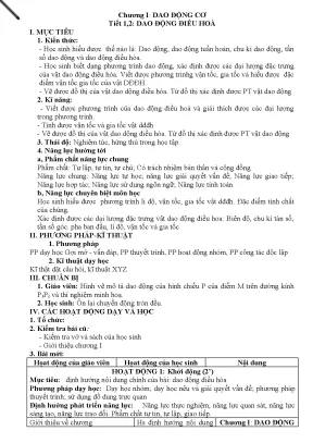 Giáo án vật lí lớp 12 trọn bộ cả năm