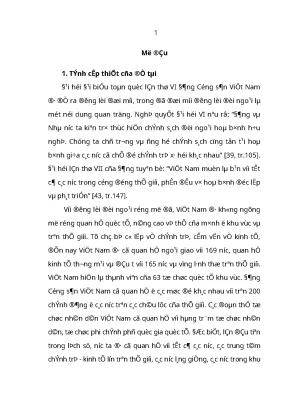 Luận văn đảng lãnh đạo xây dựng và phát triển quan hệ việt nam asean từ năm 1995 đến năm 2005