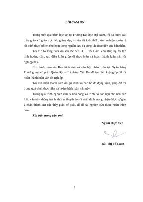 Luận văn thạc sĩ hubt tổ chức thực thi chính sách chăm sóc khách hàng cá nhân tại ngân hàng tmcp quân đội chi nhánh yên bái