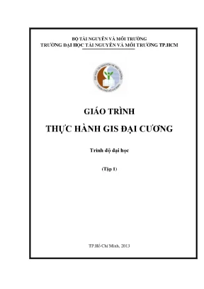 Giáo trình thực hành gis đại cương tập 1