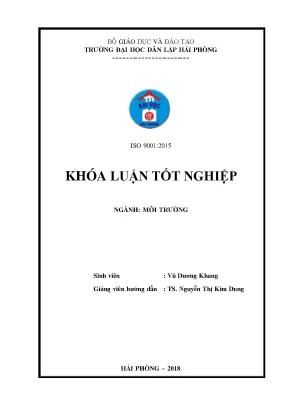 Nghiên cứu ảnh hưởng của một số hoạt động sản xuất tái sinh nhựa và đề xuất biện pháp giảm thiểu ô nhiễm môi trường