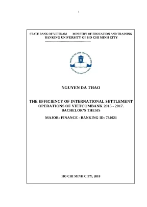 0127 the efficiency of international settlement operations of vietcombank 2015 2017 khóa luận tốt nghiệp đại học nguyen da thao tp hcm đh nh 2018 64