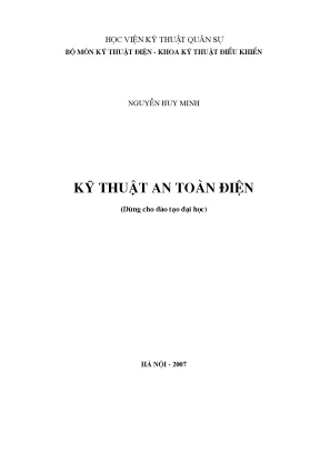 Giáo trình kỹ thuật an toàn điện