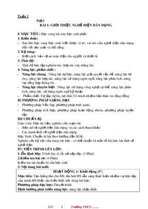 Giáo án môn công nghệ 9 trọn bộ cả năm