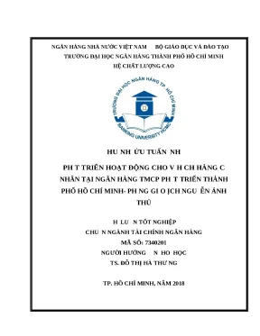 0447 phát triển hoạt động cho vay khách hàng cá nhân tại nh tmcp phát triển tp hcm phòng giao dịch nguyễn ảnh thủ khóa luận tốt nghiệp đại học huỳnh bửu