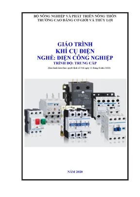 Giáo trình khí cụ điện nghề điện công nghiệp trình độ trung cấp