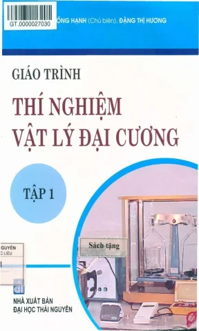 Giáo trình thí nghiệm vật lý đại cương tập 1 phần 1