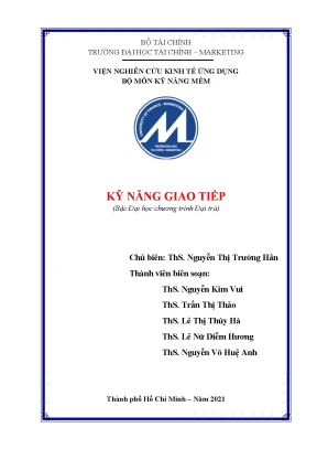 Tài liệu kỹ năng giao tiếp