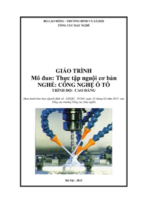 Giáo trình thực tập nguội cơ bản